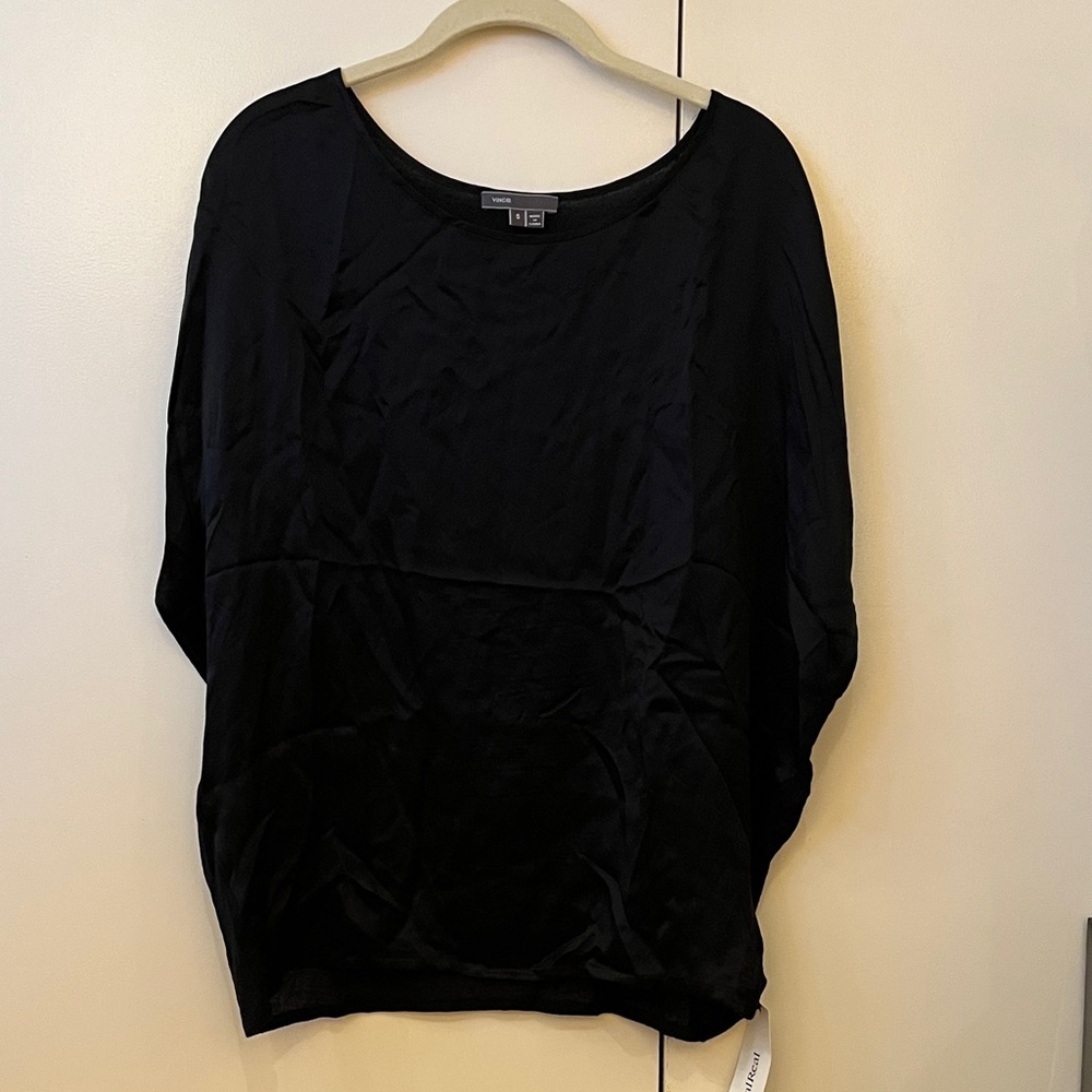 Vince Black Women's Blouse
